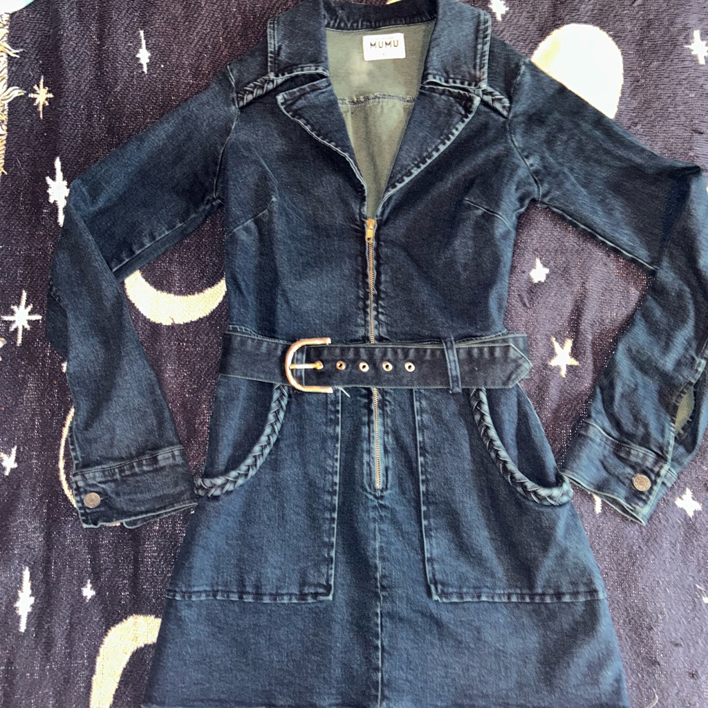 Show Me Your Mumu Dark Blue Denim Jacket